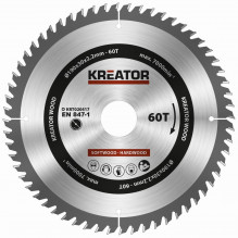 Pilový kotouč Kreator KRT020417 na dřevo 190mm, 60T  