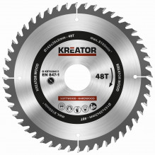 Pilový kotouč Kreator KRT020411 na dřevo 165mm, 48T  