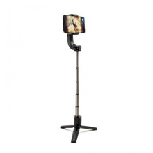 Selfie tyč FIXED Snap Action tripod se stabilizátorem a dálkovou spouští, černá  