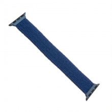 Řemínek FIXED Nylon Strap elastický nylonový pro Apple Watch 38/40mm, velikost L, modrý  