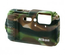 Nikon CF-CP002(b) silikonový návlek pro Coolpix AW130, Camouflage (maskáč) - bulk  