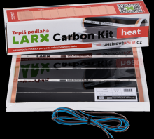 LARX Carbon Kit heat 144 W, topná fólie pro svépomocnou instalaci, délka 1,6 m, šířka 0,5 m  