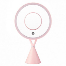 iMirror X Charging, Kosmetické Make-Up zrcátko nabíjecí s LED Line osvětlením, růžové  
