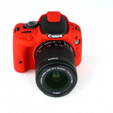 Easy Cover Reflex Silic Canon 100D Red  