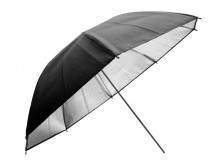 Linkstar PUR-102H odrazný deštník 102cm (zářivá stříbrná/černá)  