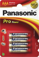 Panasonic LR03 PPG Pro Power Gold alkaline 4BP, 4 ks baterie AAA  