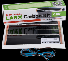 LARX Carbon Kit eco 80 W, topná fólie pro svépomocnou instalaci, délka 1,6 m, šířka 0,5 m  