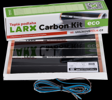 LARX Carbon Kit eco 130 W, topná fólie pro svépomocnou instalaci, délka 2,6 m, šířka 0,5 m  