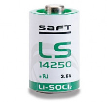 Saft LS14250, lithium, 1/2AA, 3,6V, 1200mAh 