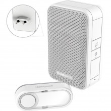 Honeywell DC312SP2USB bezdrátový zvonek Series 3, 6 melodií, základna do zásuvky s USB nabíječkou  