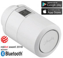 Danfoss Eco™ Bluetooth, inteligentní radiátorová termostatická hlavice, bílá  