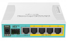Router Mikrotik RB960PGS hEX PoE 800MHz CPU, 128MB RAM, 5xGLAN, USB, L4, PSU  
