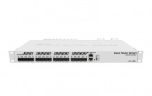 Router Mikrotik CRS317-1G-16S+RM 800MHz CPU, 1GB, 1xGLAN, 16xSFP+cage, ROS L5, Dual PSU, rack  