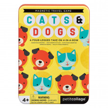 Hra Petit Collage Magnetická hra Kočky a psi  