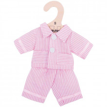 Hračka Bigjigs Toys Růžové pyžamo pro panenku 28 cm  
