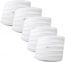 WiFi router TP-Link EAP245(5-pack) stropní AP, 1x GLAN, 2,4 a 5 GHz, AC1750, Omada SDN  