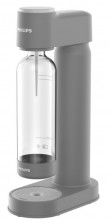 Philips výrobník sody Lite ADD 4901GR, s CO2 bombičkou, šedá 