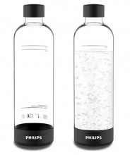 Philips karbonizační lahev ADD911BK, 1l, černá, 2 ks  