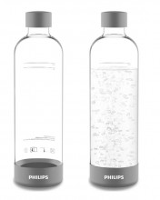 Philips karbonizační lahev ADD911GR, 1l, šedá, 2 ks  