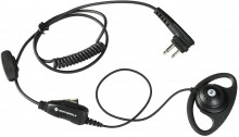Motorola HKLN4599A, D-Style Earpiece With In-Line Microphone and PPT 