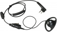 Motorola HKLN4599A, D-Style Earpiece With In-Line Microphone and PPT  