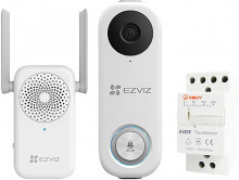 Zvonek Ezviz DB1C kit WiFi, domovní s kamerou, vyzváněcí jednotka, trafo  