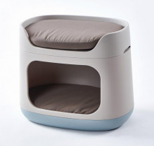 Pelech Curver Bunkbed 3 v 1 cappuccino/modrý  