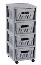 Regál Curver Infinity Dots 4x11L se...