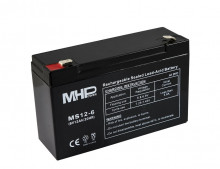 Baterie MHPower MS12-6 VRLA AGM 6 V / 12 Ah  