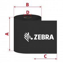 Páska Zebra ZipShip 2300, 33mm x 74m, TTR, vosk  