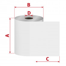 Kotouček 80/150/25 - 18 V (gramáž 75g/m2) Termocitlivý, (150m)  