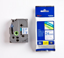 Páska Brother TZE-253, 24mm, bílá/m...