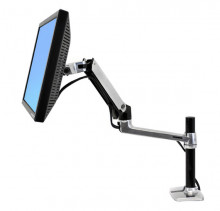 Držák Ergotron LX Desk Mount LCD Arm, Tall Pole stolní rameno  max 24" LCD,vyšší zákl. tyč  