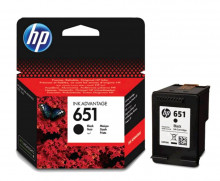 Inkoust HP 651 černá inkoustová kaz...