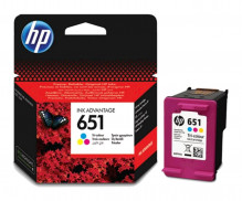 Inkoust HP No 651 tří - barevná, C2...