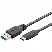 Kabel USB 3.1 konektor C/male - USB 3.0 konektor A/male ,0,5m  