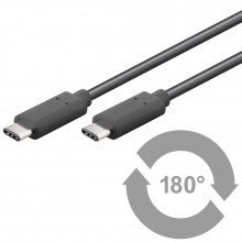 Kabel USB 3.1 konektor C/male - USB 3.1 konektor C/male ,0,5m  