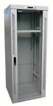 Rack LEXI-Net 19'' stojanový 18U/600x600 prosklené dveře, šedý, rozebíratelný  