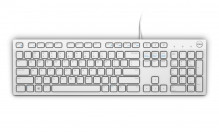 Klávesnice Dell KB216 multimediální/ US/ mezinárodní/ USB/ drátová/ bílá  