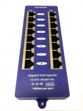 POE gigabitový stíněný 8-portový pasivní panel  