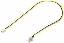 Kabel napájecí pro ventilátor z 2 pinového FAN na 3 pinový FAN konektor pro zastrčení do ventilátoru 