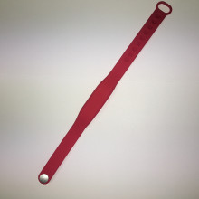 Fitness náramek čipový úzký Sillicon rubber Mifare S50 1kb, červená  
