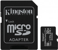 Paměťová karta Kingston Canvas Select Plus  A1 32GB microSDHC, Class 10, 100MB/s, s adaptérem 