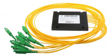 Splitter PLC optický -1x8, 1260-1650nm, ABS box, SC/APC, 1,5m  