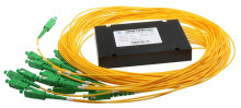 Splitter PLC optický -1x16, 1260-1650nm, ABS box, SC/APC, 1,5m  