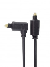 Optický kabel Toslink - Toslink 90°, OD:4mm, 1m  