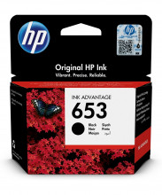 Inkoust HP Ink No 653 černý, 3YM75AE  