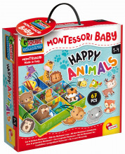 Hračka Liscianigioch Montessori Baby Krabička - Zvířátka  
