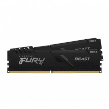 Paměť Kingston FURY Beast /DDR4/16GB/2666MHz/CL16/2x8GB/Black  