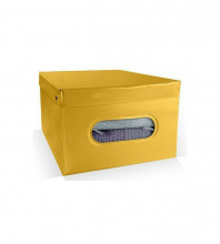 Box Compactor skládací úložný, PVC Nordic, 50 x 38,5 x 24 cm, žlutý  